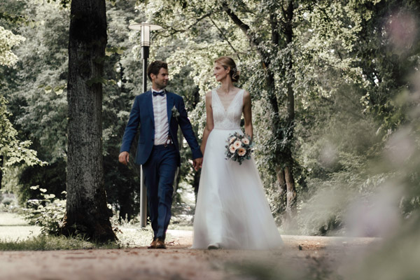 Hochzeitsfotografie im Freien