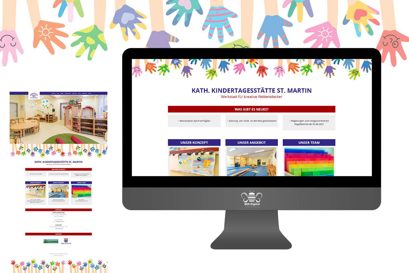 Webdesign Kindertagesstätte Lauter
